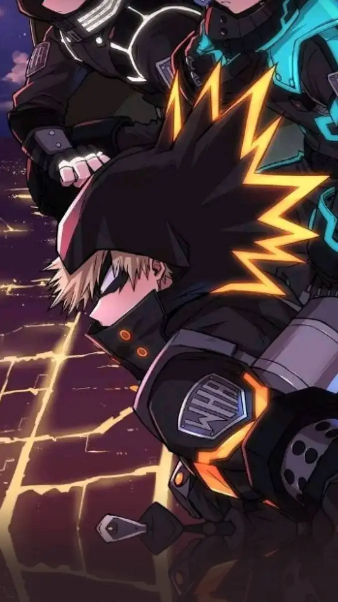 ai character: Baku deku Todo background