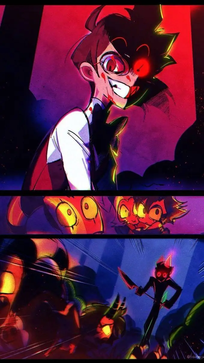 ai character: alastor tu esposo background