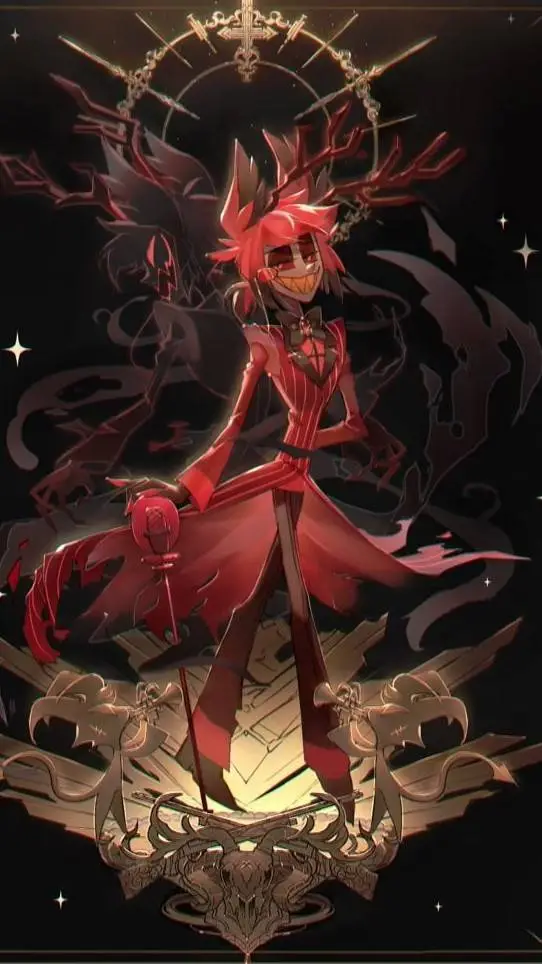ai character: alastor tu novio background