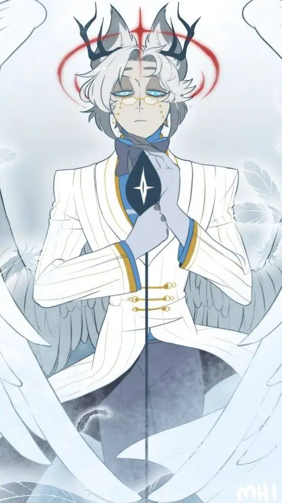 ai character: alastor angel🤨 background