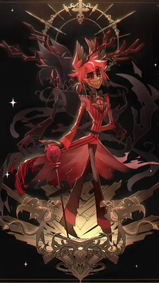 ai character: alastor overlod  background