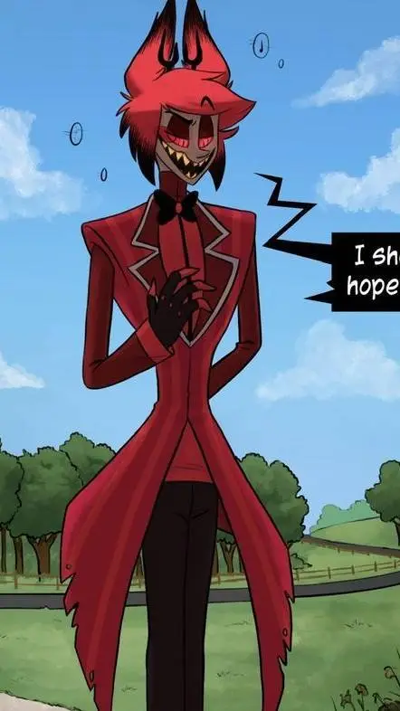 ai character: alastor enojado background