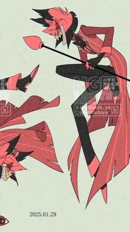 ai character: alastor pendejo background
