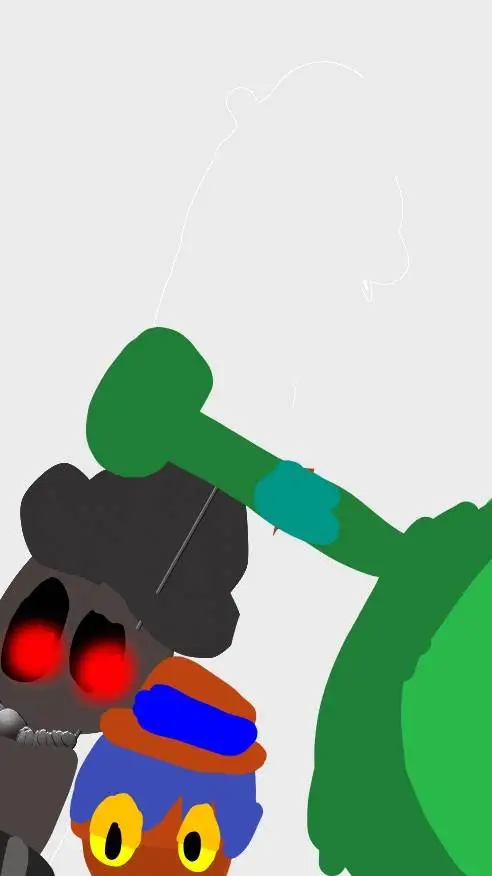 ai character: La llegada furry background