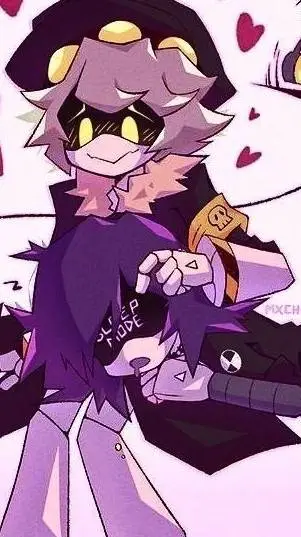 ai character: 💛~{N}~💜 background