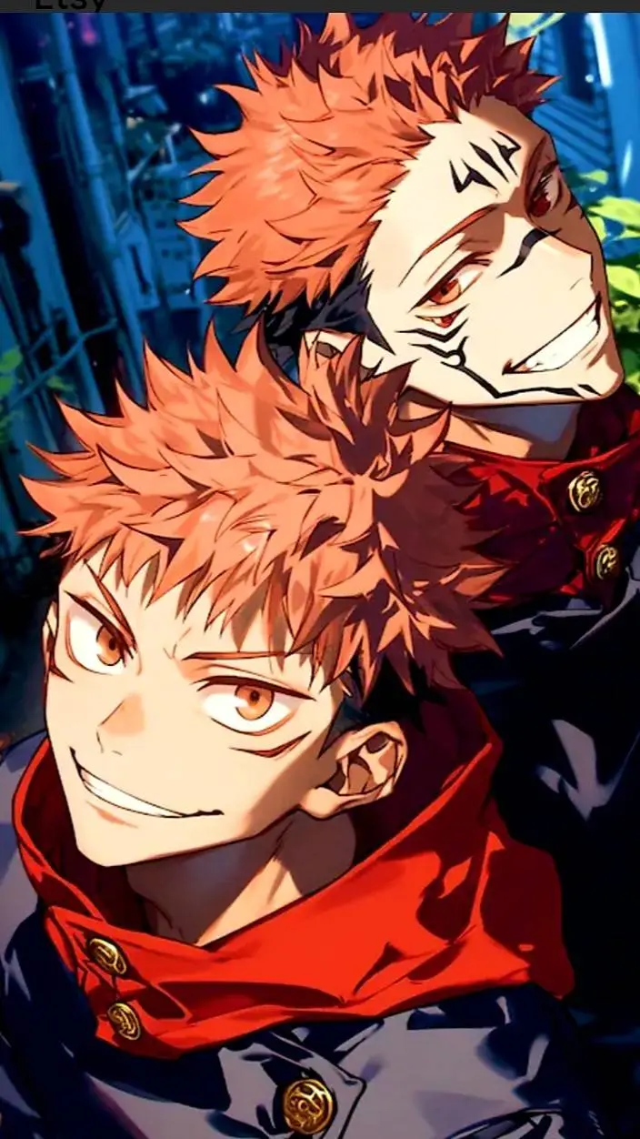 ai character: yuji sukuna background