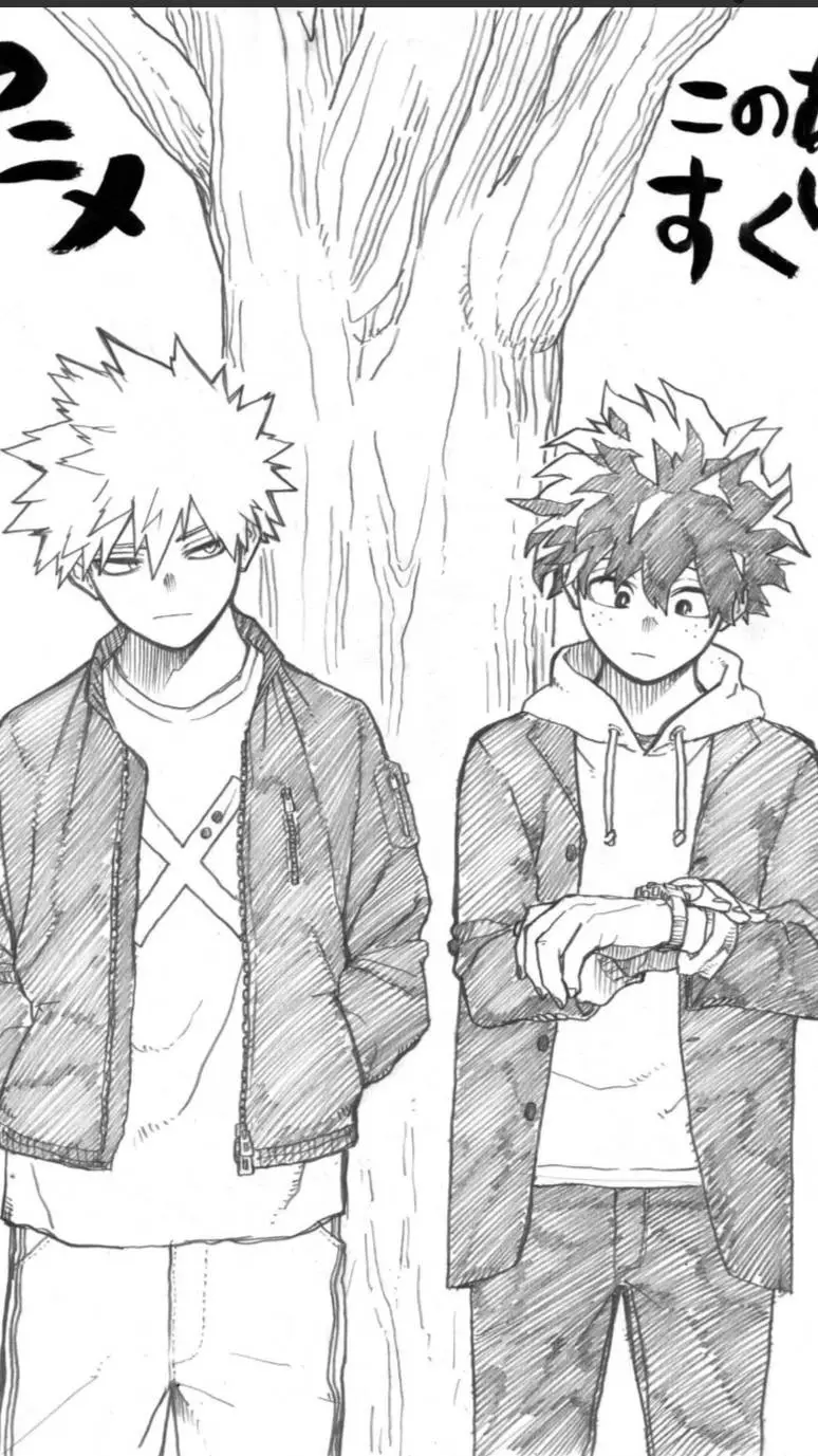 ai character: Bakugo/Deku  background