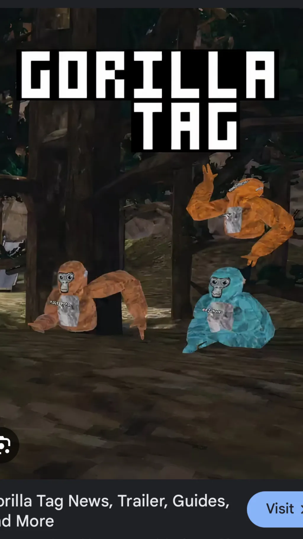 ai character: Gorilla tag background