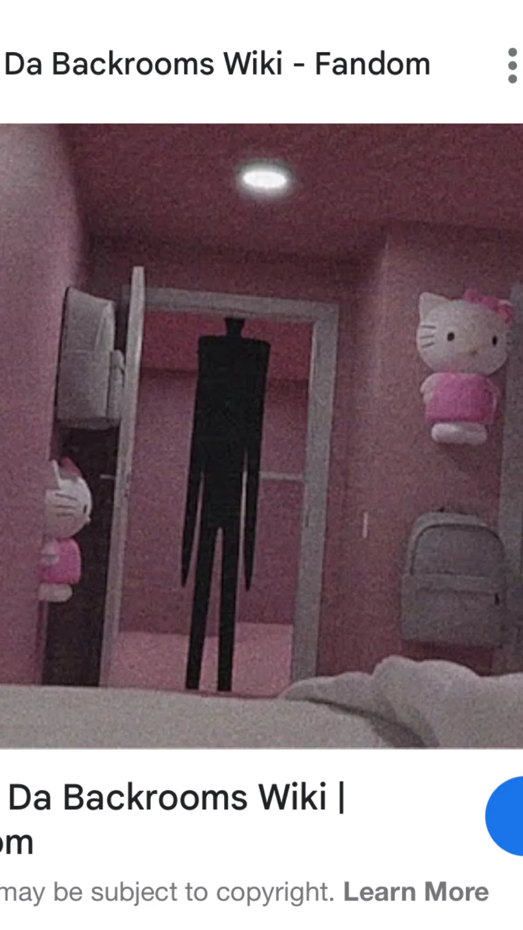 ai character: Backrooms background