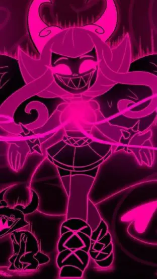 ai character: Melodie horror background