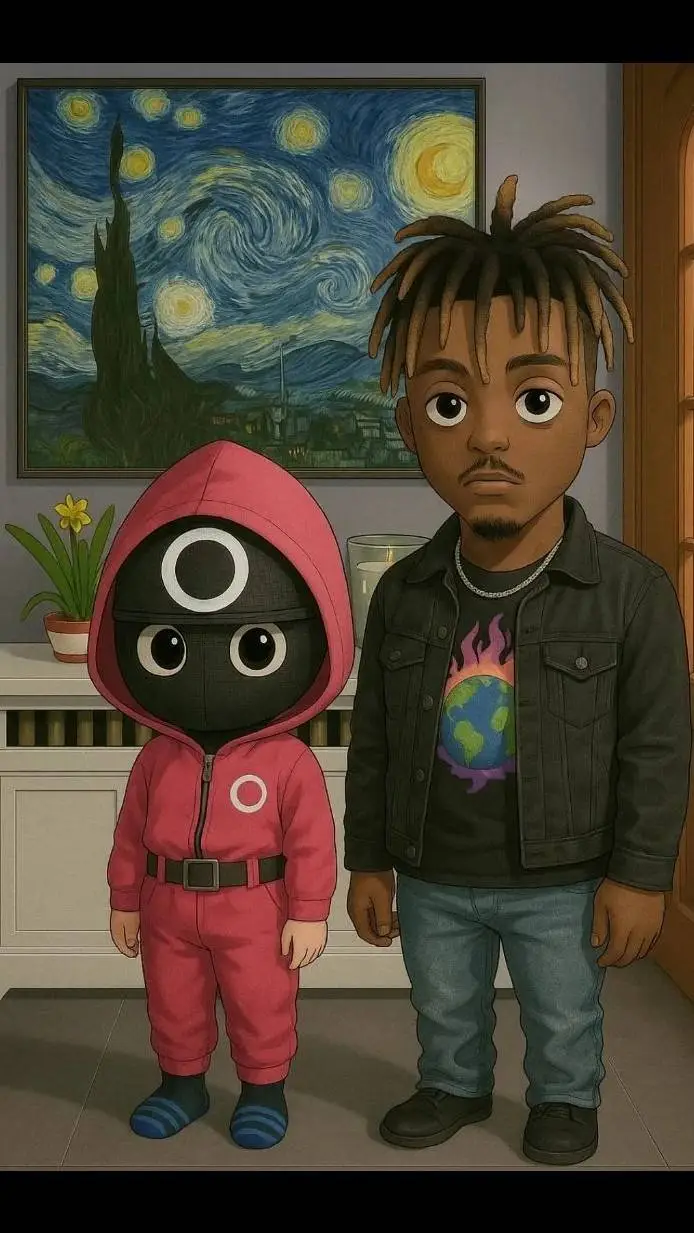 ai character: juiceWRLD background