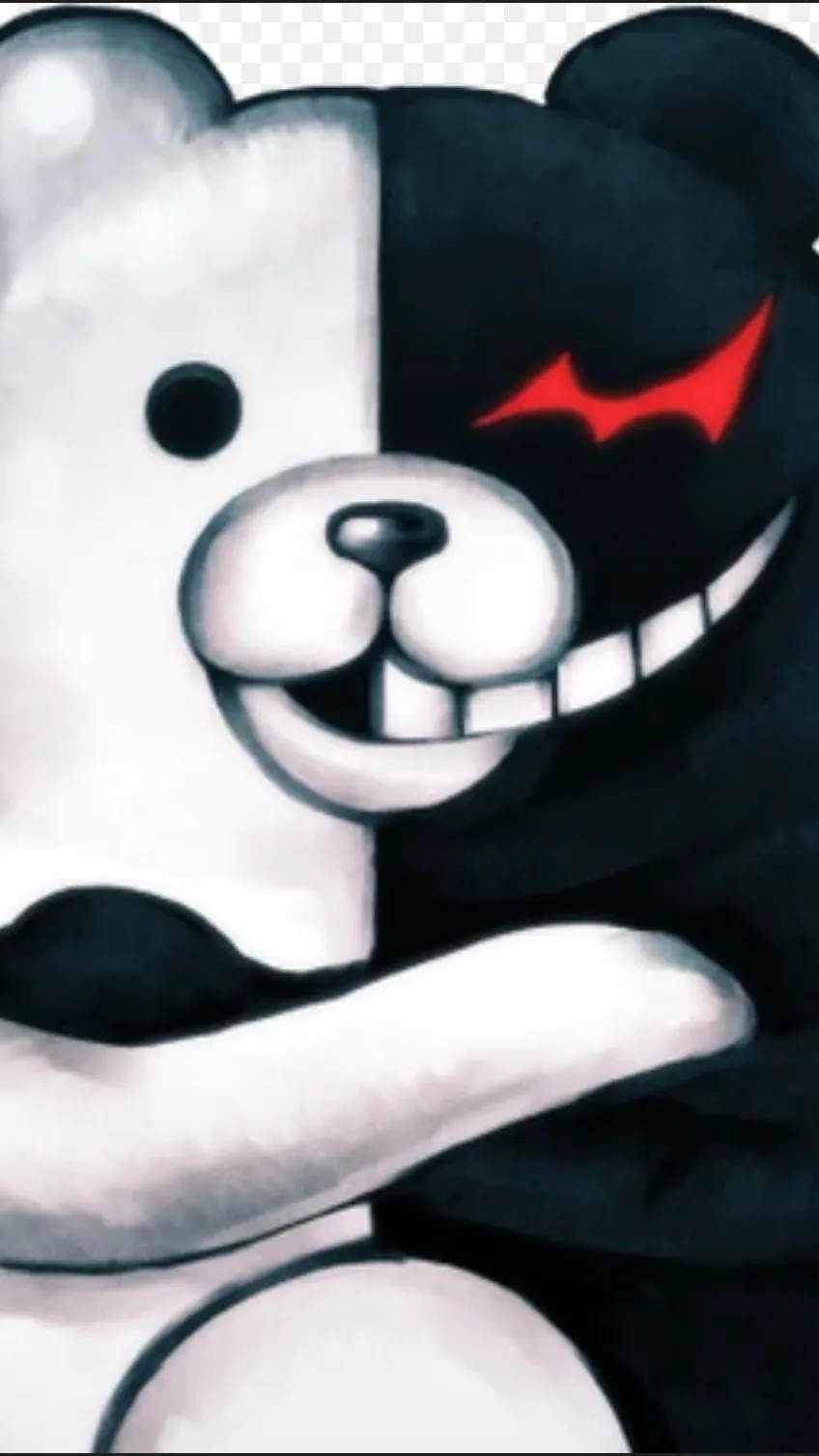 ai character: Monokuma  background