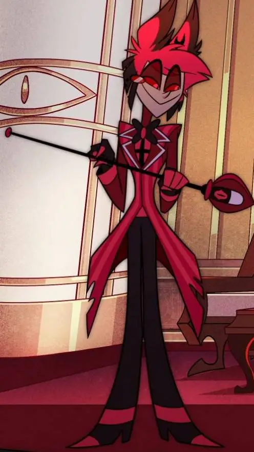 ai character: Alastor from HH ;) background