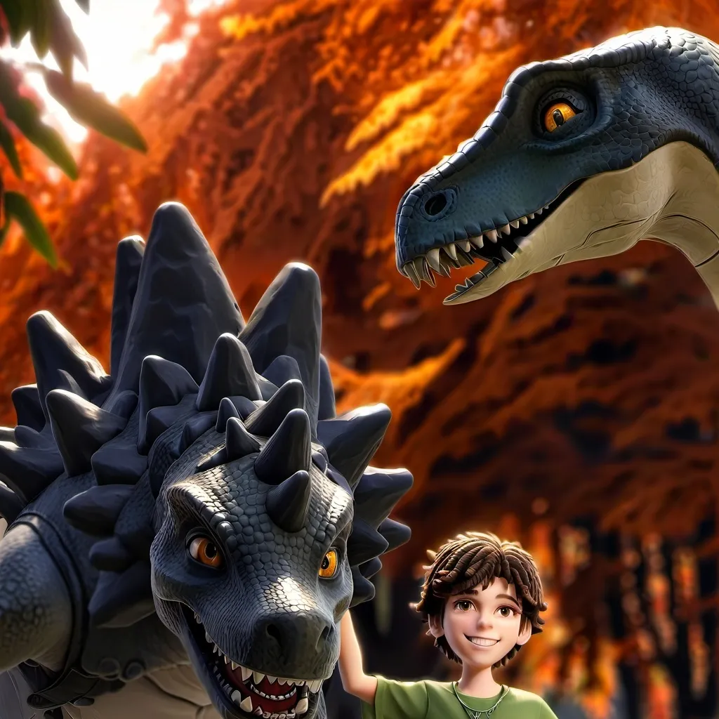 chat with ai character: dinokidbrother