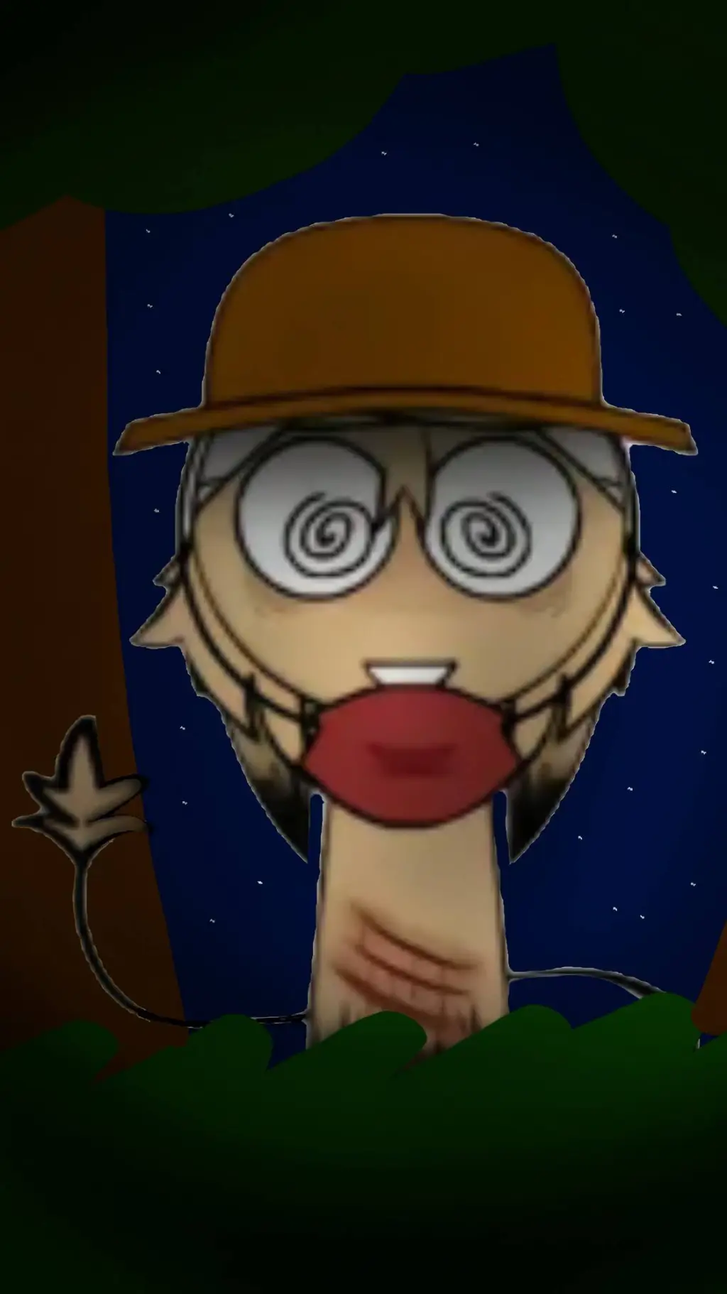 ai character: TUNNER MONSTER background