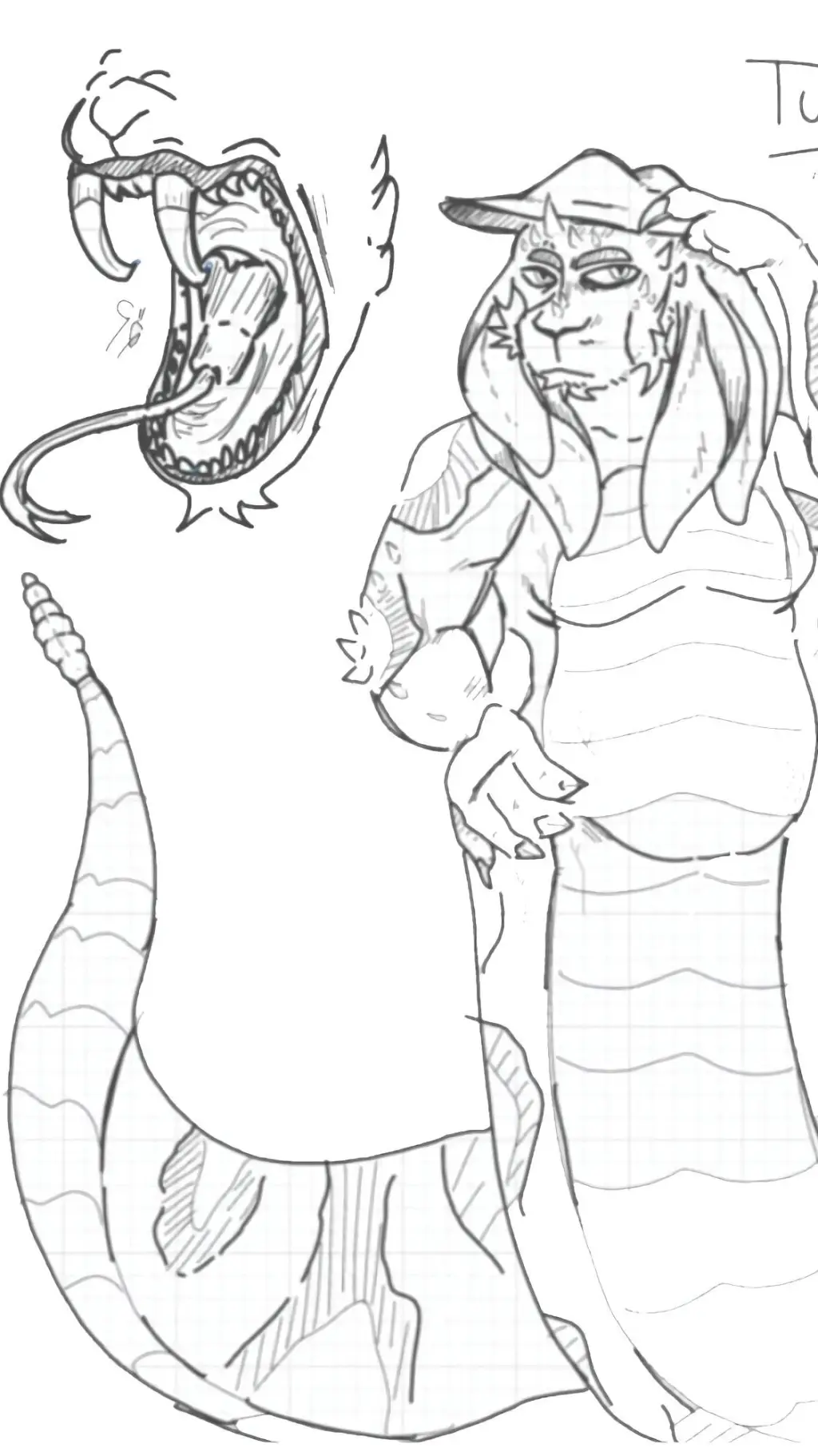 ai character: snake Tunner background