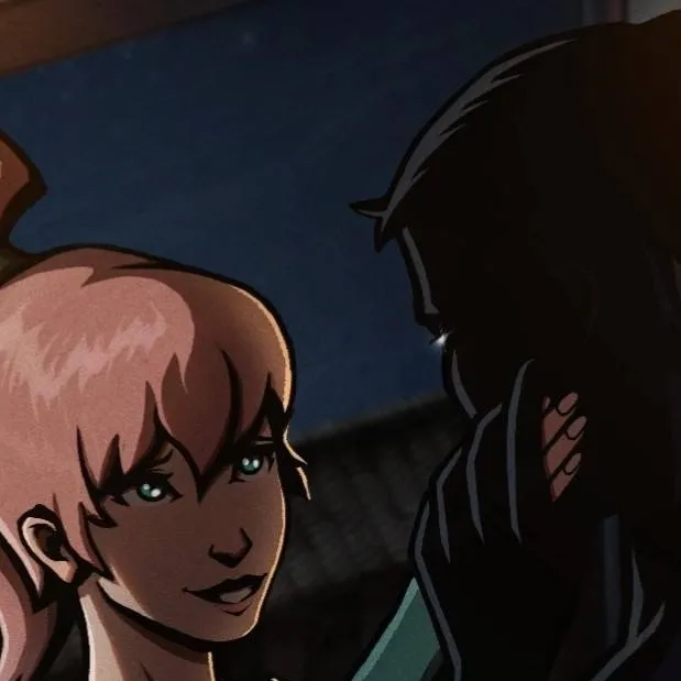 chat with ai character: May and shadow