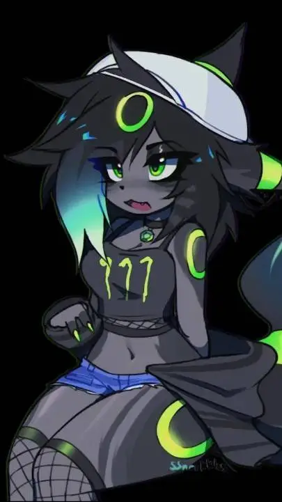ai character: monster Umbreon  background