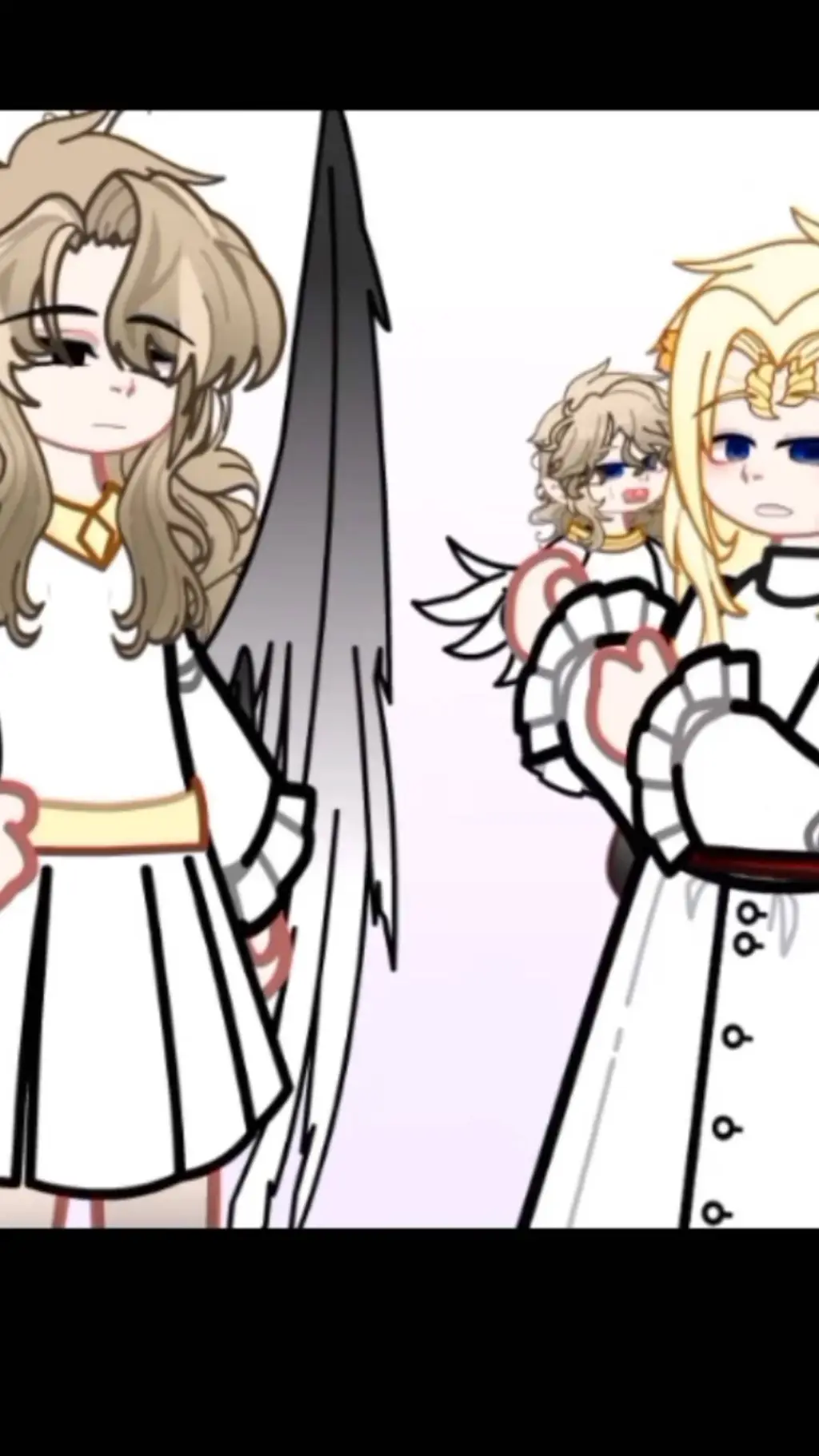 ai character: Gabriel x Uriel 💗 background
