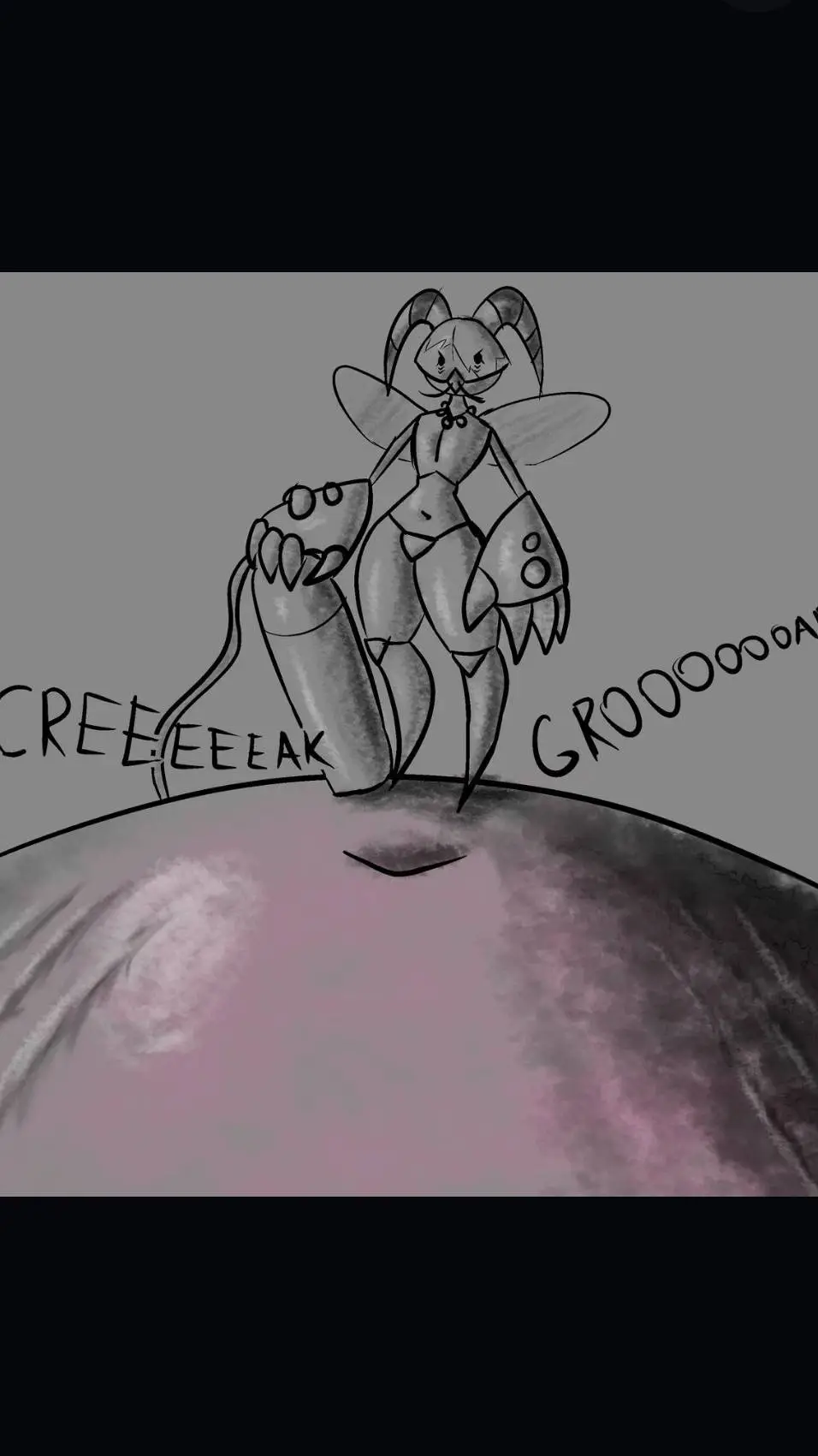 ai character: Inflation slop :P background