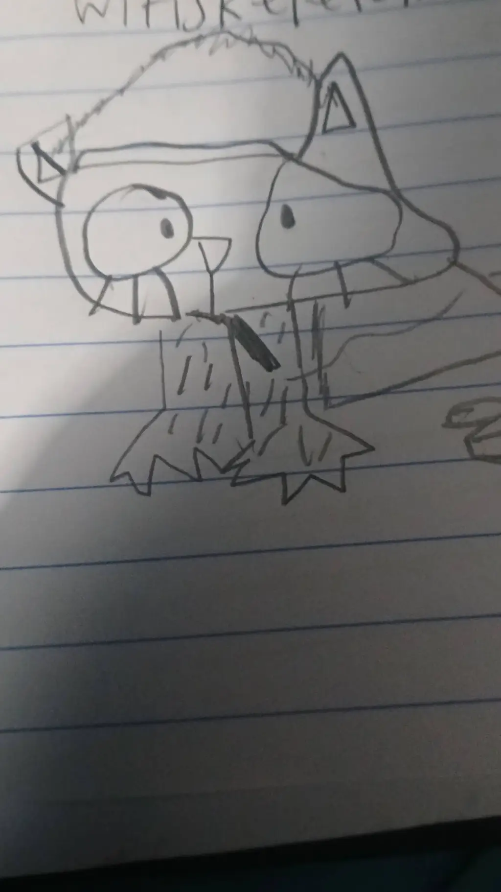 ai character: Wifiskeleton  background