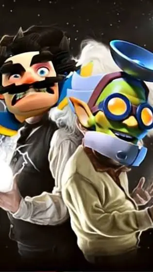 ai character: THE BEST DUO background