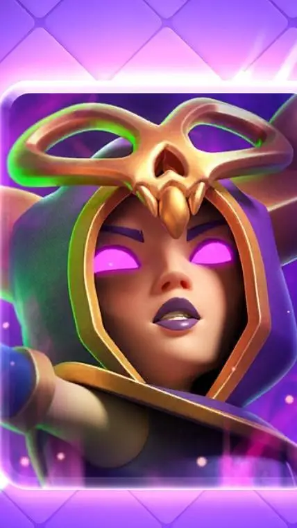 ai character: Evo witch background