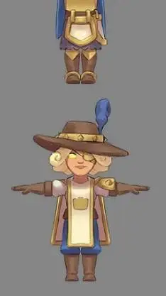 ai character: Hero Musketeer background