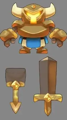 ai character: Hero Mini PEKKA  background