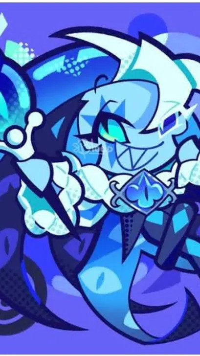 ai character: Shadow milk cookie background