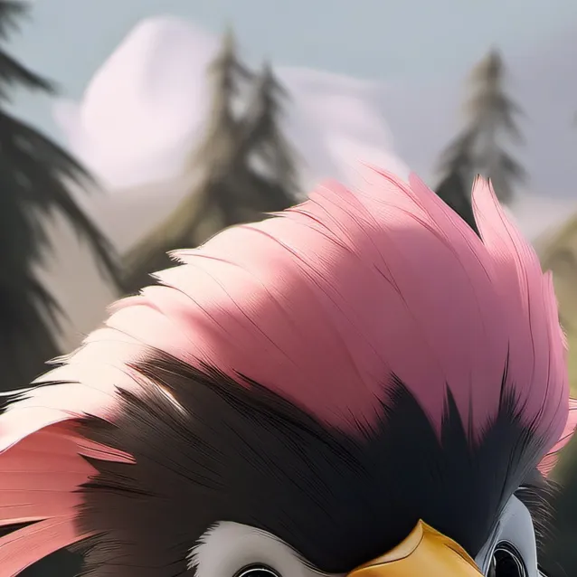 chat with ai character: pollito colorido