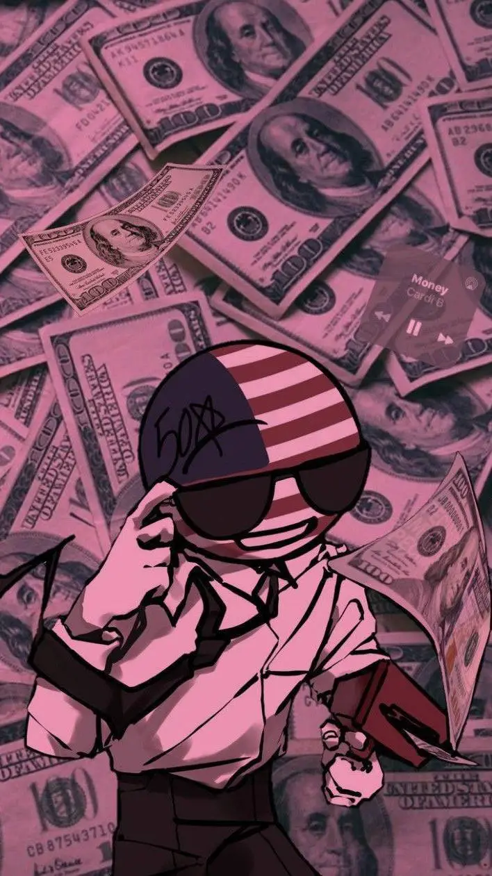 ai character: 💵🦅 USA 🇺🇸🛢️🦅💵 background