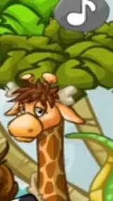 ai character: jirafa de estepa  background