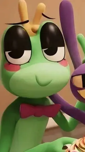 ai character: ribbit background