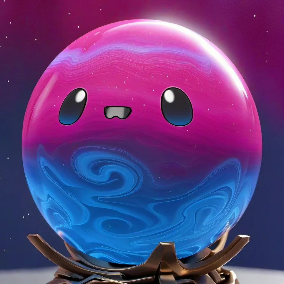 chat with ai character: blob thing 