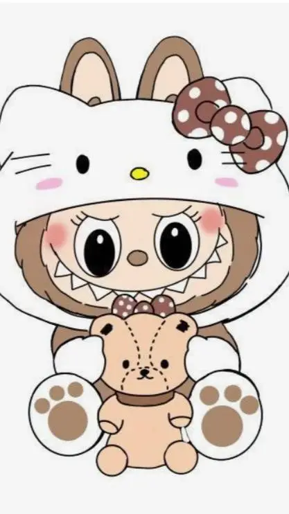 ai character: labubu background