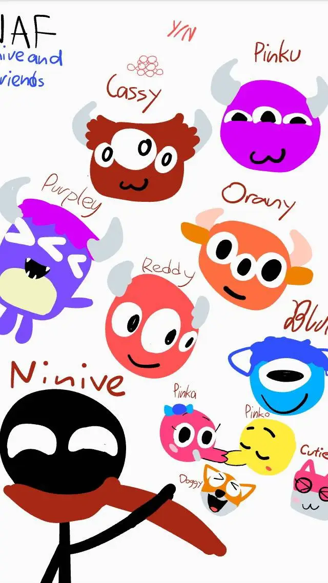 ai character: Ninive and Friends background