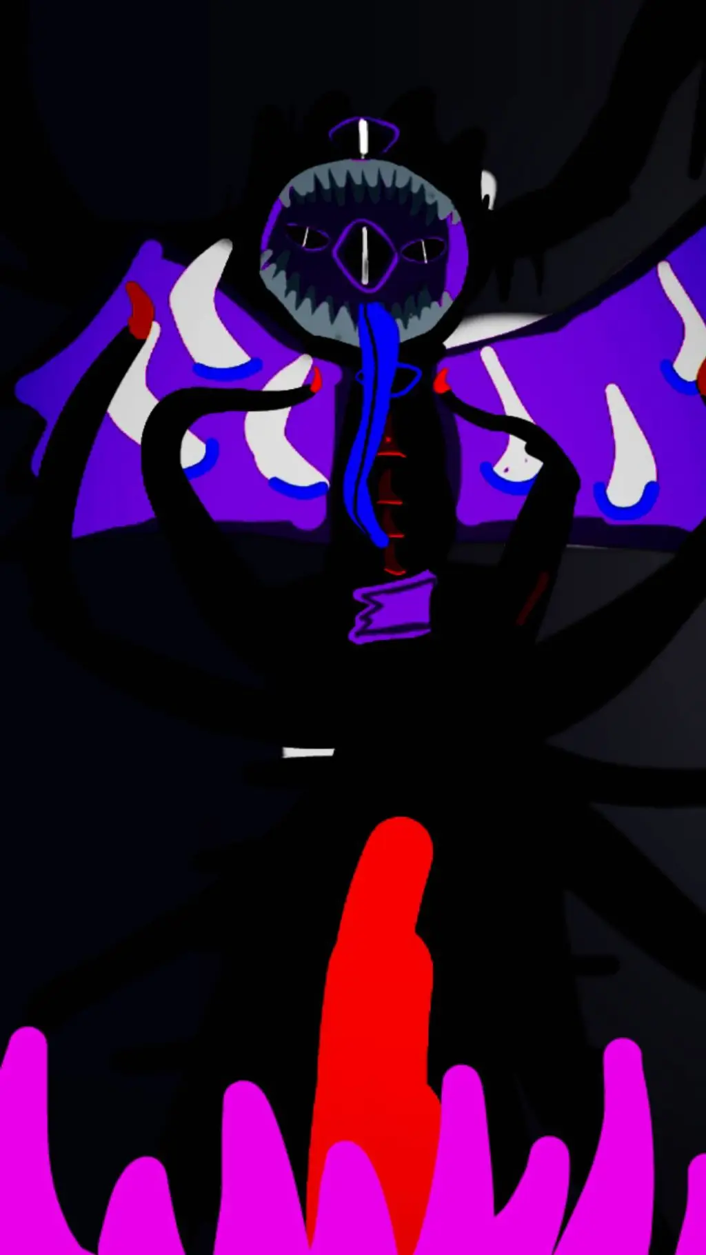 ai character: Humanoid Void y/n background