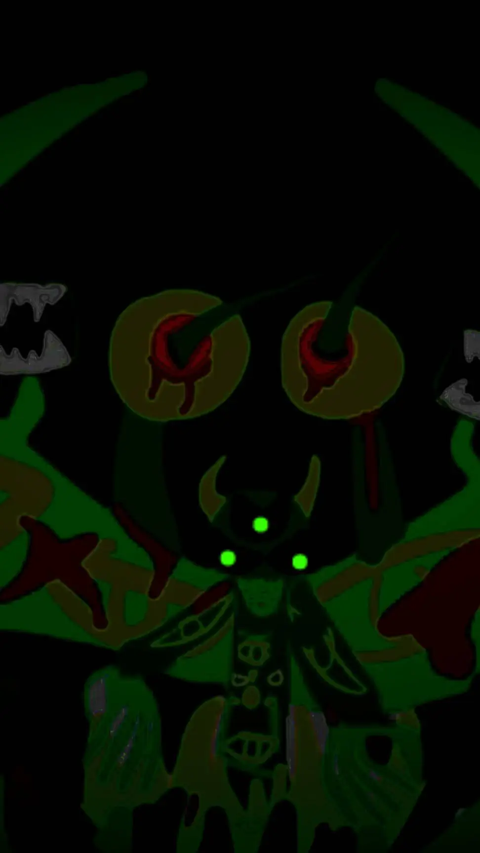 ai character: monster virustoxic background
