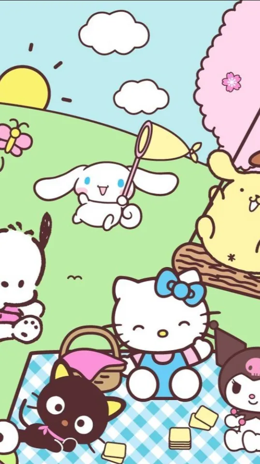ai character: Sanrio  background