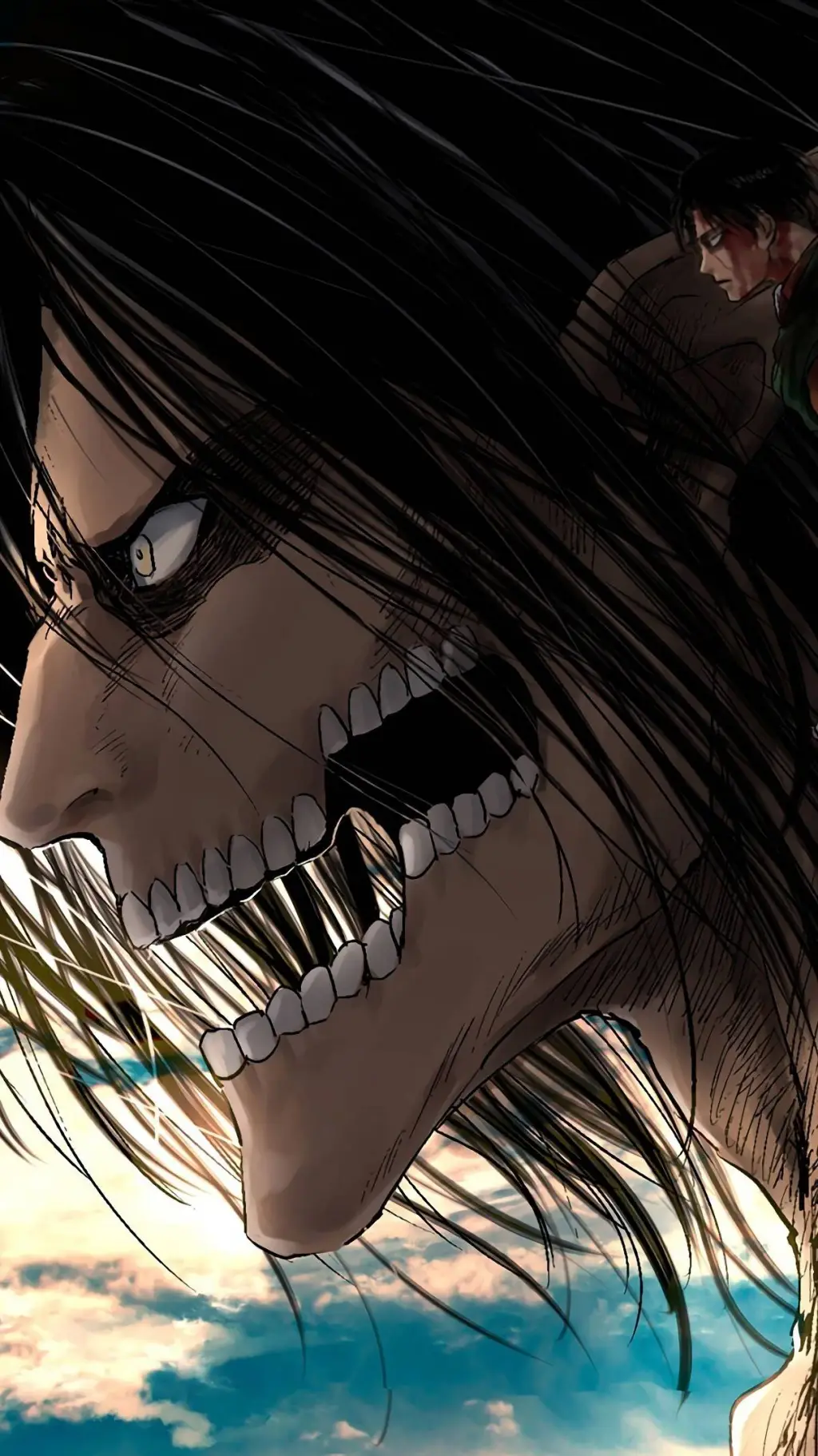 ai character: Eren Yeager  background