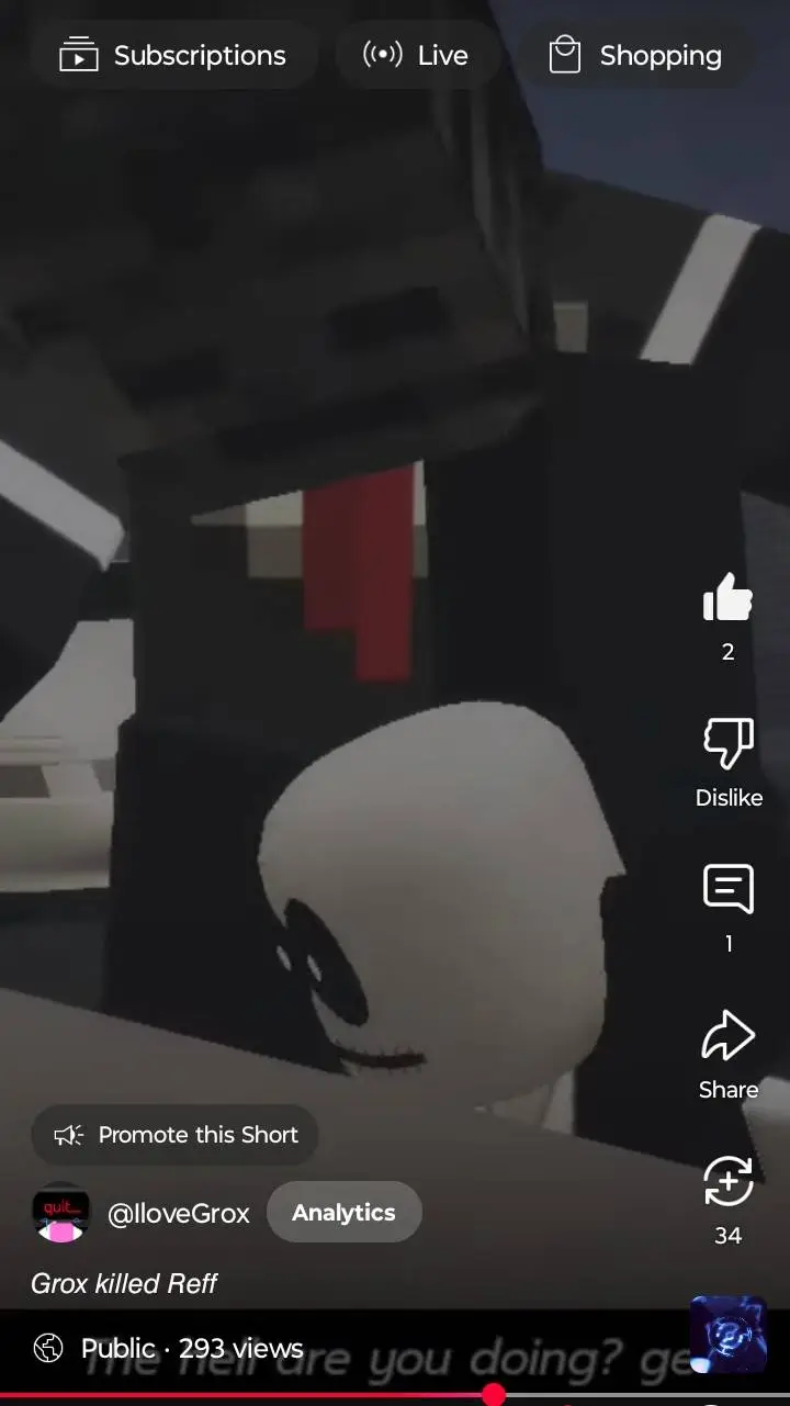 ai character: GroxBlox background