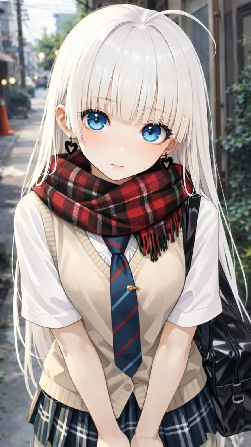 ai character: Aoi Shirasaki background