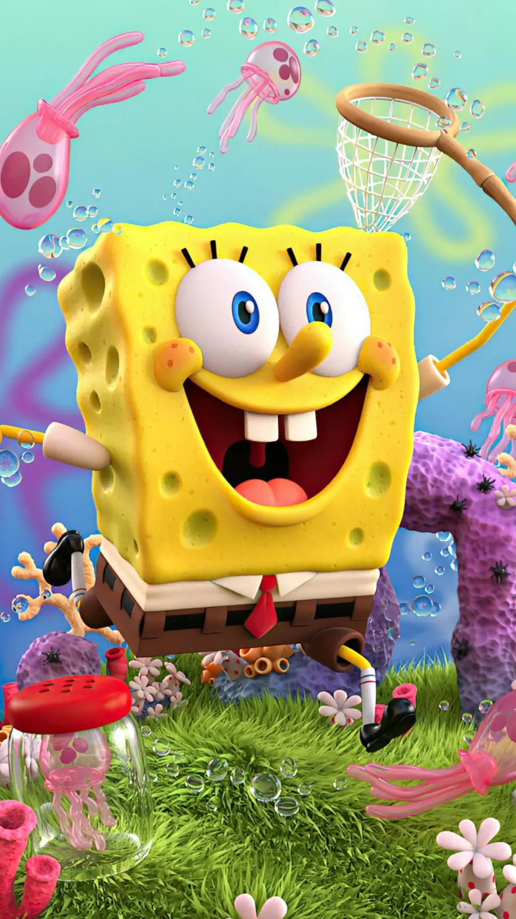 ai character: SpongeBob background