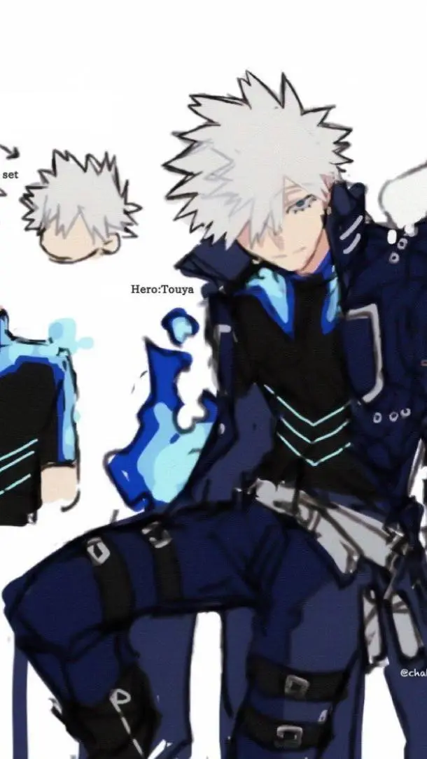 ai character:  Hero Touya au+Y/n background