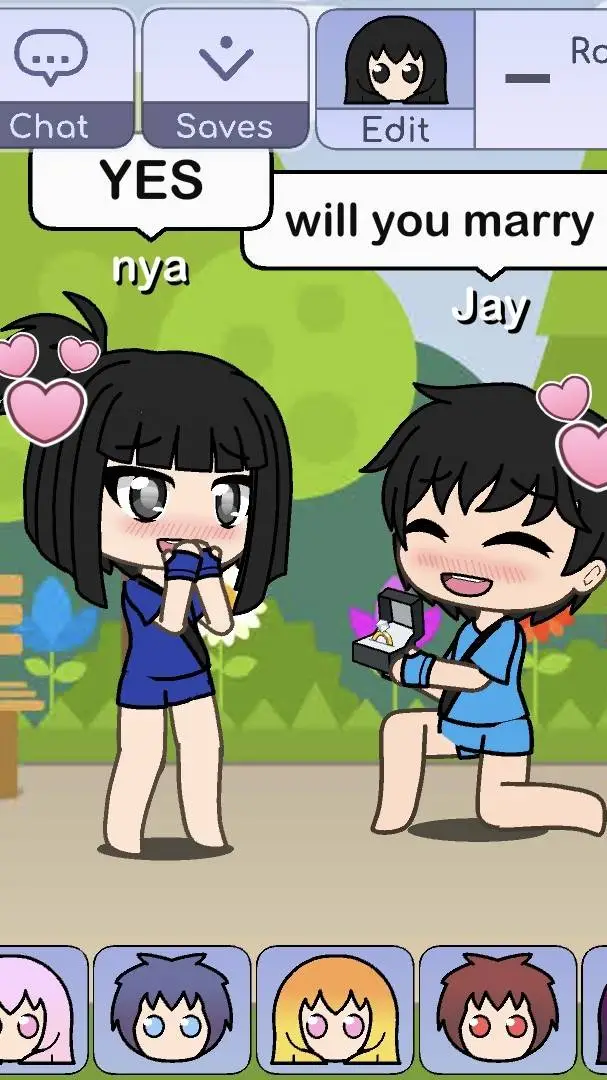 ai character: nya and Jay get... background