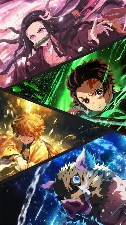 ai character: demon slayers  background
