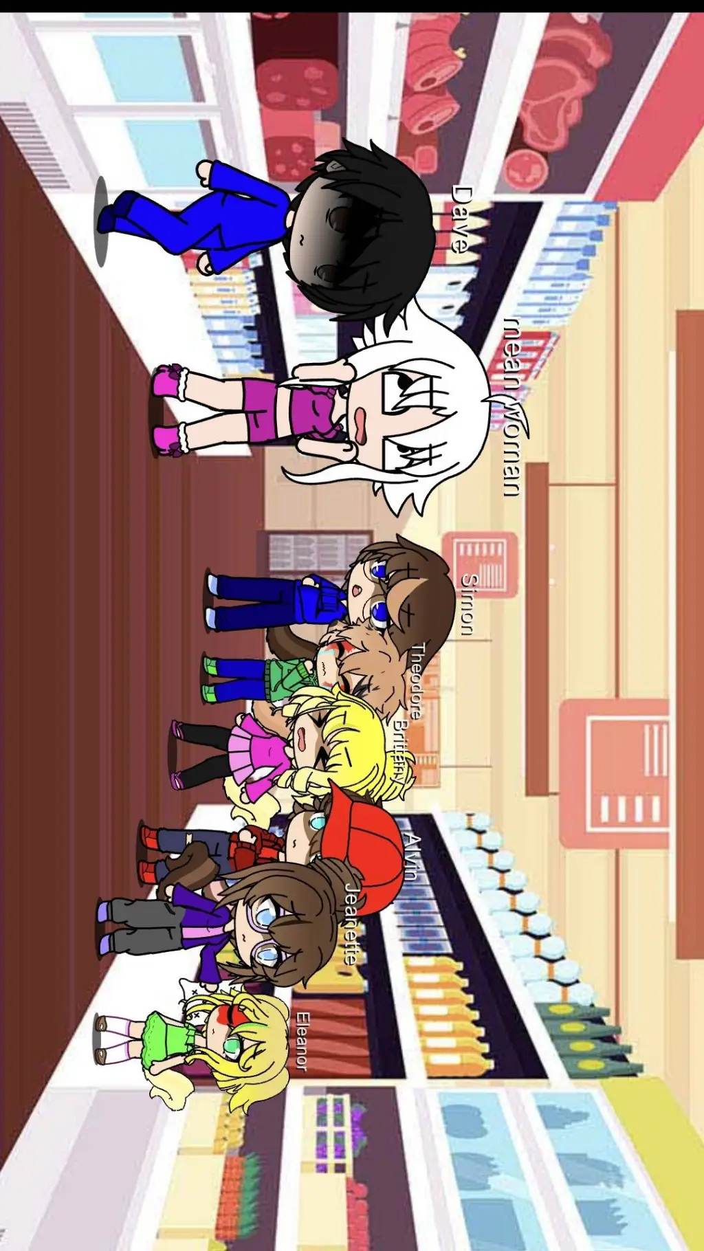 ai character: alvin and the chip background