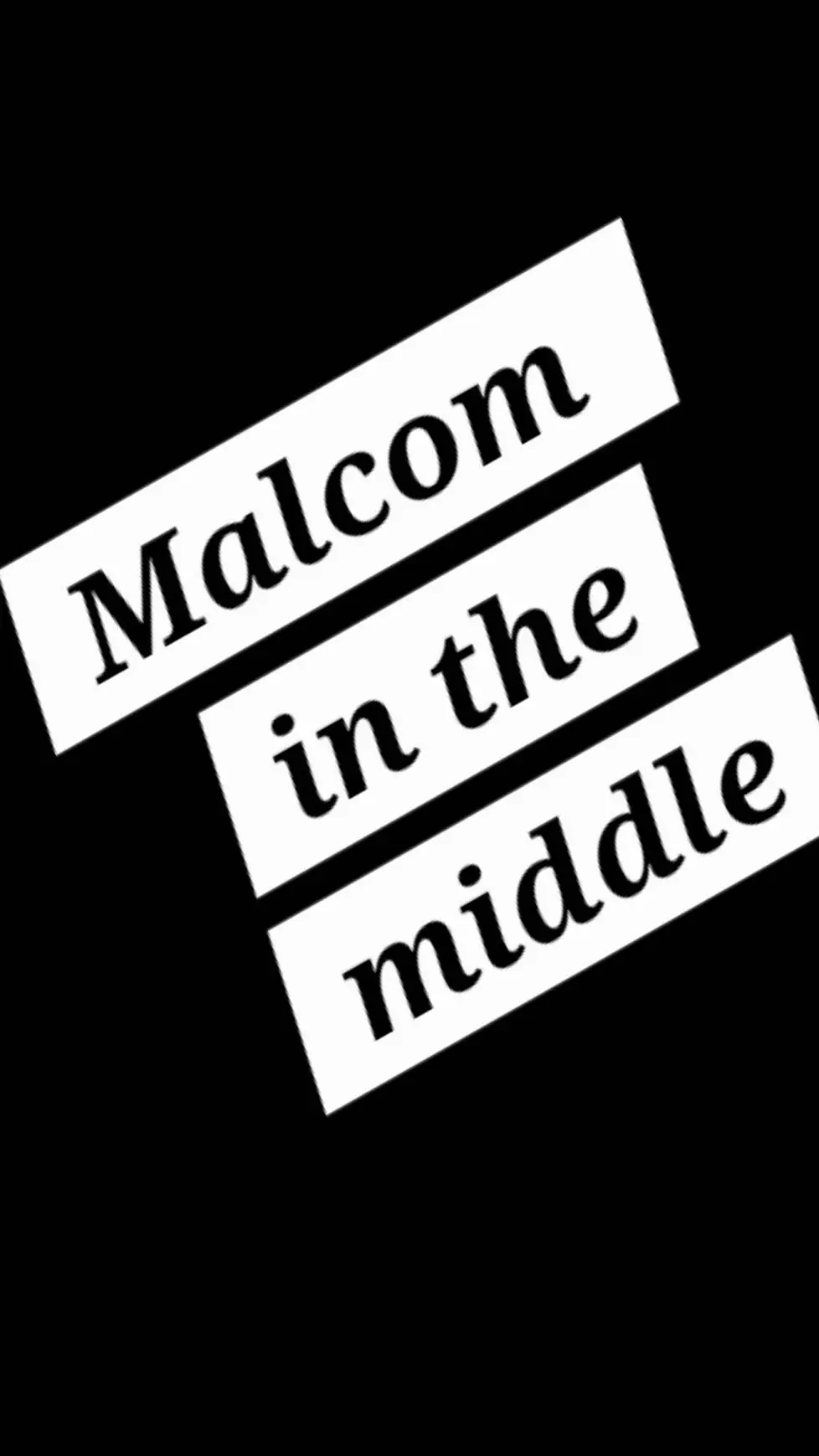 ai character: malcom in the midd background