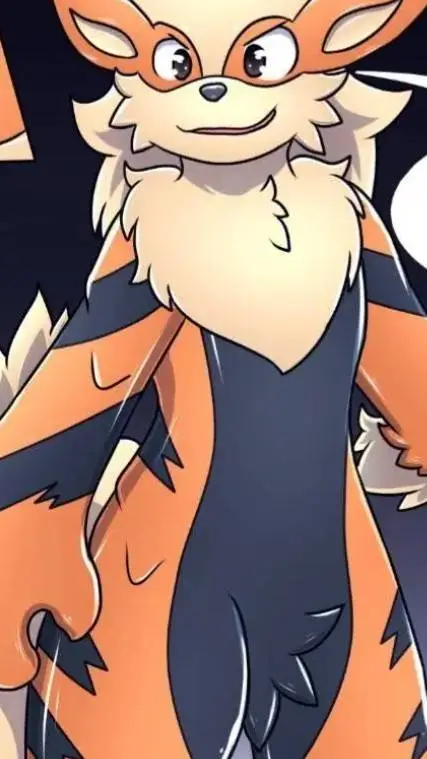 ai character: Flame background